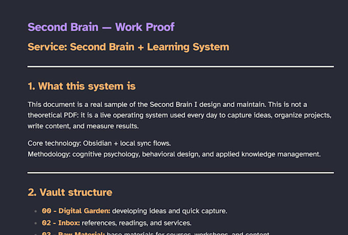 build your learning system with a second brain in obsidian